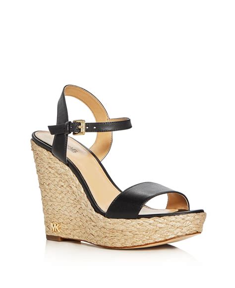 Michael Kors Jill Espadrile Wedge Sandals 